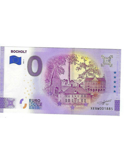 ALLEMAGNE 2021-1 BOCHOLT BILLET SOUVENIR 0 EURO TOURISTIQUE NEUF