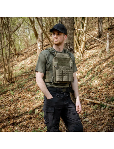 Gilet porte-plaques tactique Cordura 500D lasercut