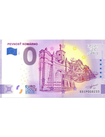 SLOVAQUIE 2020-1 PEVNOST KOMARNO (ANNIVERSAIRE) BILLET SOUVENIR 0 EURO NEUF