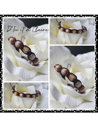 Bracelet Shamballa 11 perles de verre