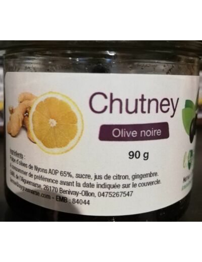 Chutney olives noires