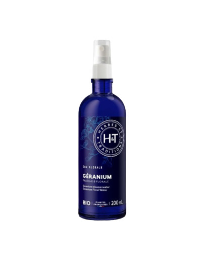 Hydrolat de Géranium Bourbon Bio-200ml-Herbes et Traditions