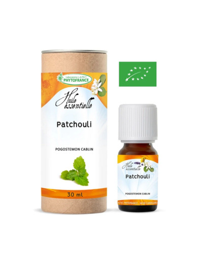Huile essentielle de Patchouli bio 10ml