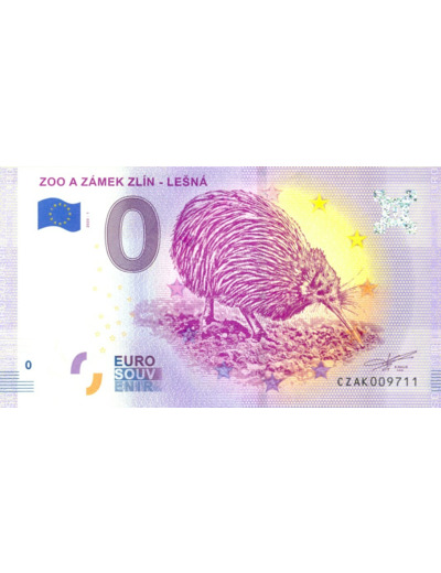 REPUBLIQUE TCHEQUE 2020-1 ZOO A ZAMEK ZLIN-LESNA BILLET SOUVENIR 0 EURO