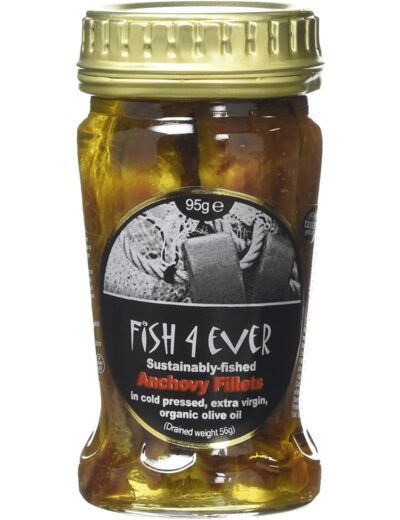 Anchois filets huile olive 95g Fish4Ever