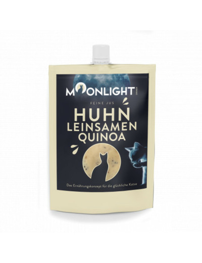 MOONLIGHT, Feine jus au poulet, graines de lin & quinoa - 60g