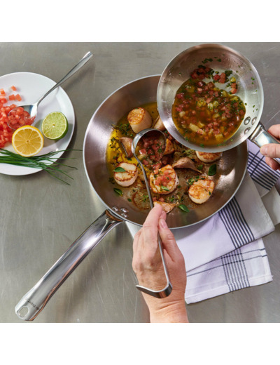 POELE INOX ALCHIMY POIGNEE FIXE