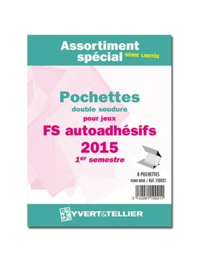 ASSORTIMENT POCHETTE DOUBLE SOUDURE 2015-1er semestre (Jeux Autoadhésifs)