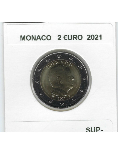 MONACO 2021 2 EURO PRINCE ALBERT SUP-