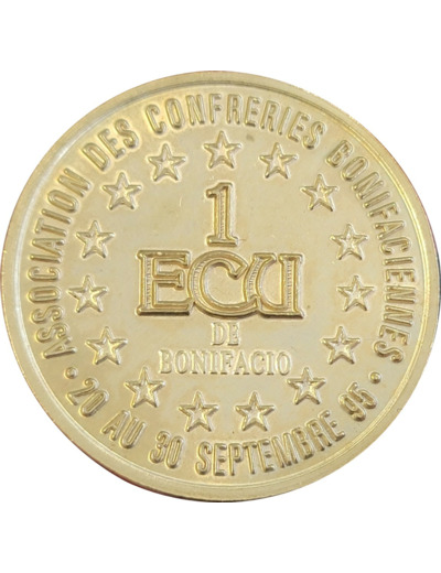 ECU TEMPORAIRE 1 ECU DE BONIFACIO 1995 UNC