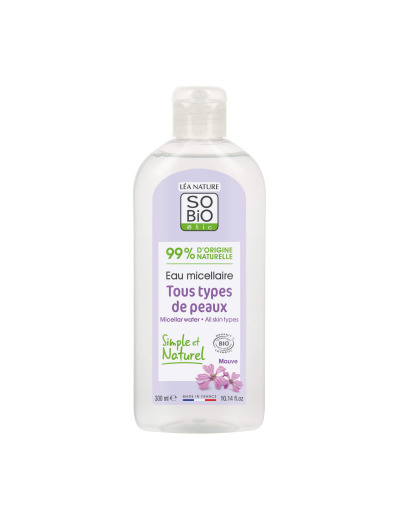 Eau micellaire tous types de peaux 300ml