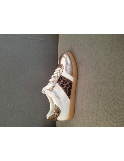 Tennis léopard bronze