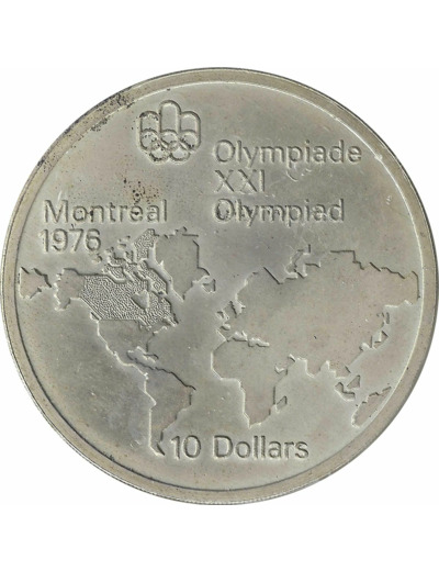 CANADA 10 DOLLARS 1973 XXI OLYMPIADE MONTREAL 1976 SUP- N2