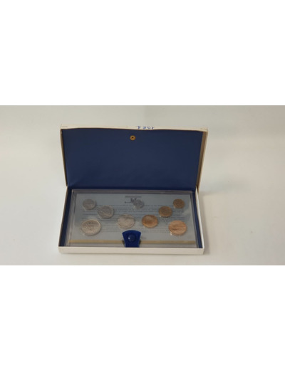 FRANCE 1981 SERIE FDC Fleur De Coin COFFRET 9 monnaies 1 centime à 10 Francs