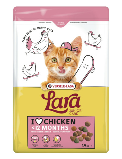 Croquettes LARA, Poulet pour Chaton - 1.9KG