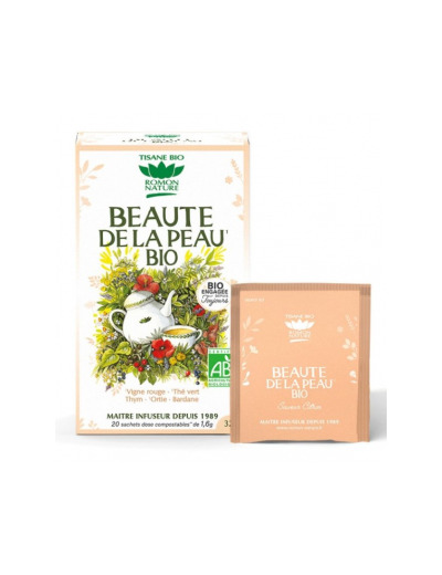 Tisane Beauté de la Peau bio 20 sachets 32g