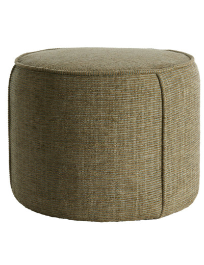 Pouf décoratif rond DOMONI vert 50x40cm