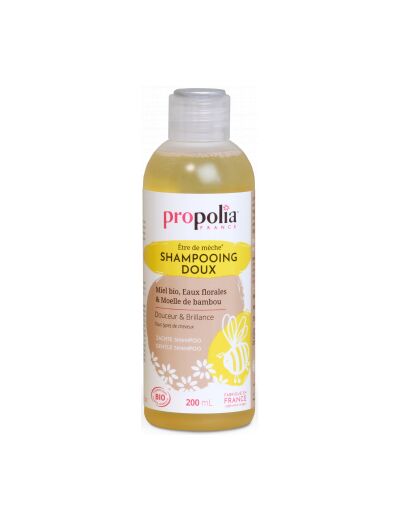 Shampoing Doux Bio Etre de mèche Miel et Bambou 200ml