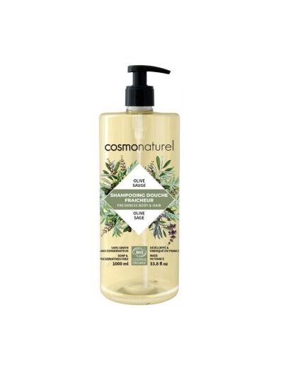 Shampoing douche Fraicheur Olive Sauge 1L