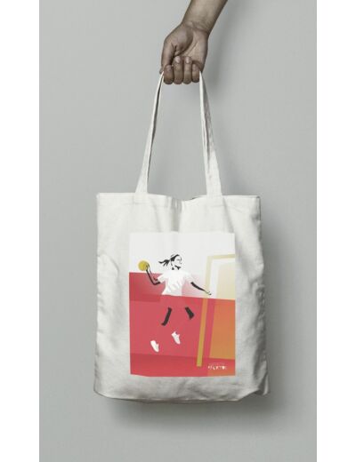 Tote bag ou sac handball "La handballeuse"