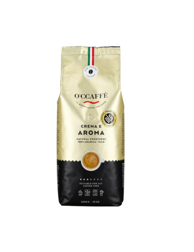 Café en grains torrifié 100% arabica