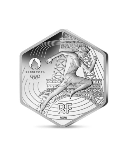 FRANCE 10 EURO 2021 MARIANNE J.O 2024 JEUX OLYMPIQUE COINCARD BU