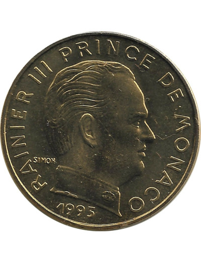 MONACO 20 CENTIMES 1995 BU