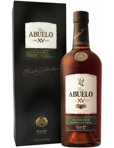ABUELO RON Abuelo Xv Finish Collection 15 Ans Oloroso Sherry Cask Finish