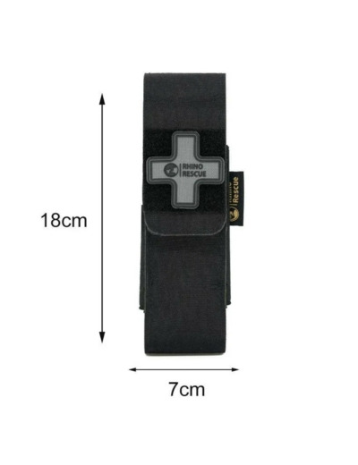 Pochette porte tourniquet IFAK Rhino Rescue TQ noir - Porte garrot tactique
