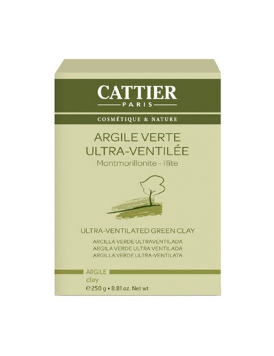 Argile Verte Ultra Ventilée Montmorillonite  Illite 250 g