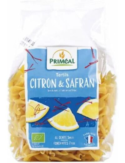 Tortils citron safran 250g Primeal