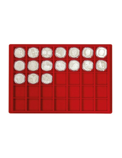 PLATEAUX L 35 CASES ROUGE 346586