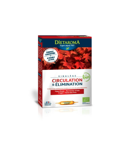 Vinalège double action Bio-20 ampoules-Dietaroma