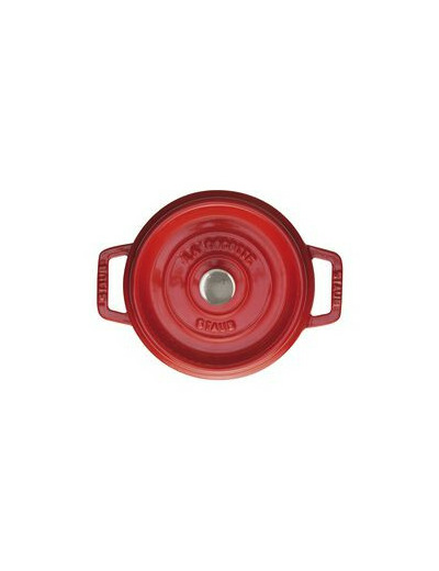 COCOTTE EN FONTE RONDE 20 CM ROUGE