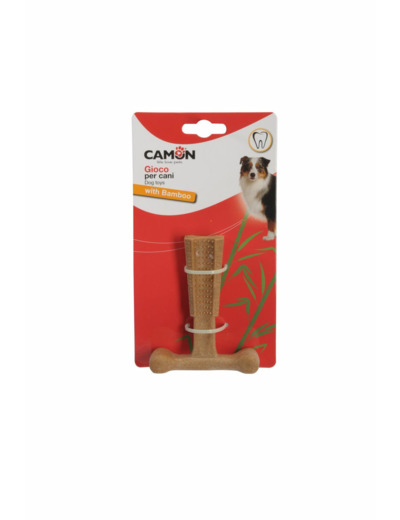 Jouet "T Bone Stick" en Bambou pour chien - 18cm