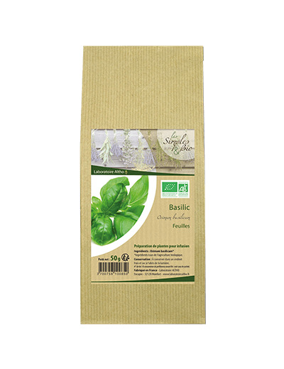 Feuille Basilic bio-50g-Altho