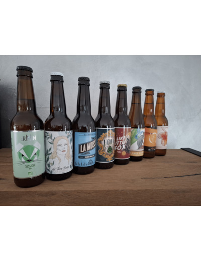 Le pack de 8 bières sélectionnées par nos experts + 2 OFFERTES