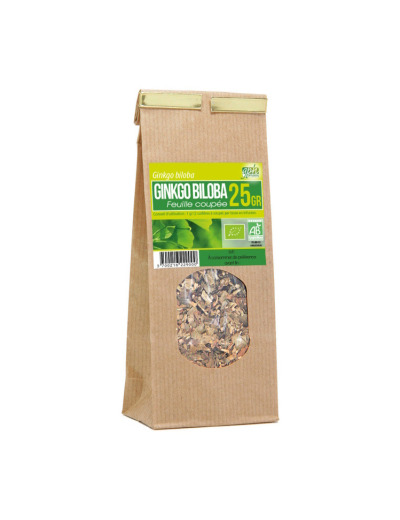 Ginkgo biloba feuille coupée 25g