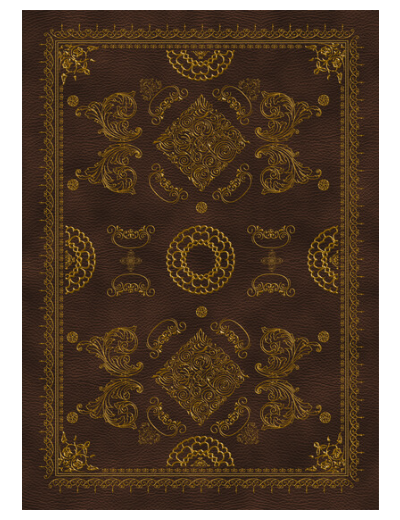Grimoire vierge à l'ancienne - marron