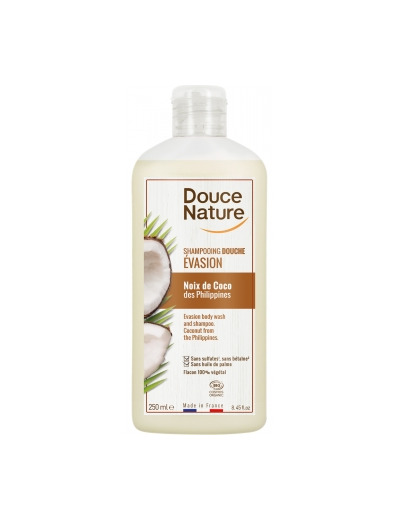 Shampoing douche evasion Noix de Coco des Philippines 250ml