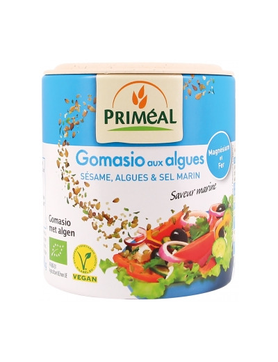 Gomasio aux Algues, Sésame complet et Sel marin 100g