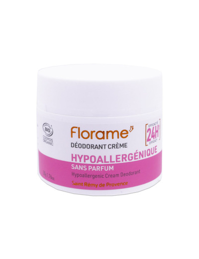 Déodorant crème hypoallergénique 50g