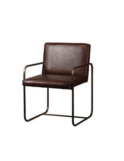 Fauteuil cuir circuit 85x68x57cm
