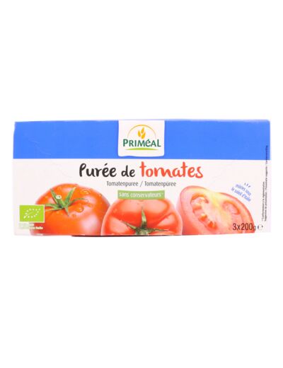 Purée de Tomates Bio 3x200g