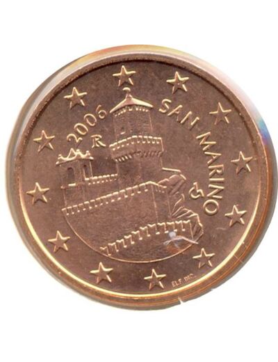 SAINT MARIN 5 CENTIMES 2006 SUP