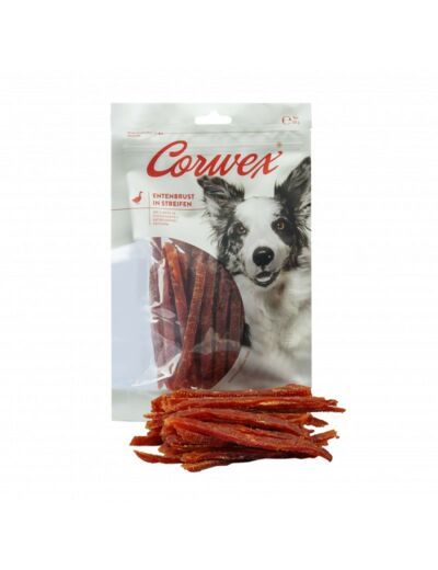 Lamelles de canard séché pour chien - 250g