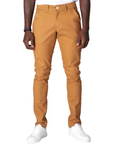 Chino Ajusté 163N Camel 1083