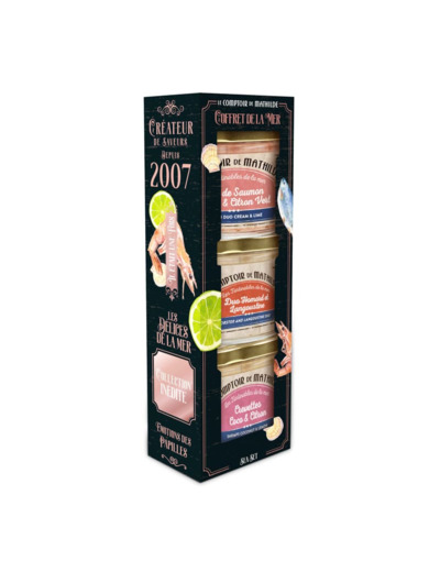 Coffret 3 Tartinables de la Mer