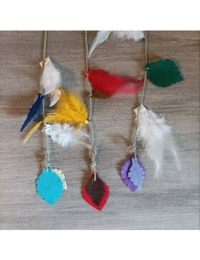Jouet pour Chats - Cordon Plumes