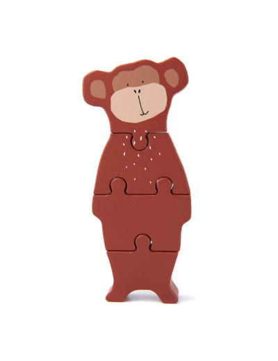 Puzzle en Bois Animaux, Trixie - Mr Monkey